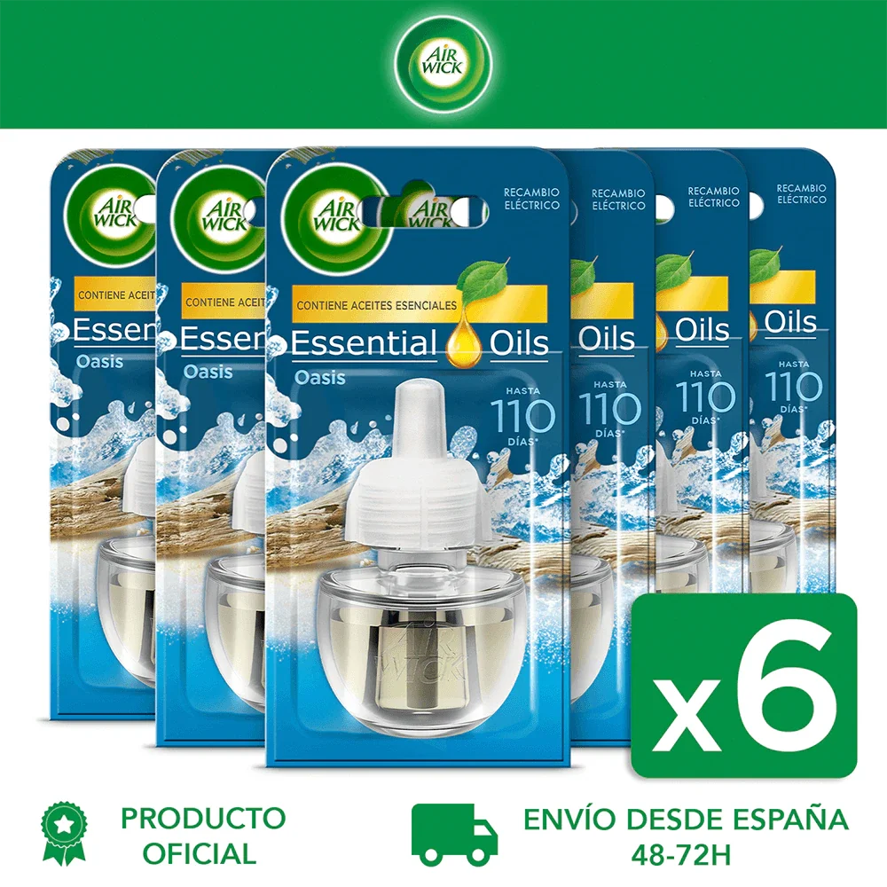 Ambientador Airwick Essential Oils White Bouquet Recambio