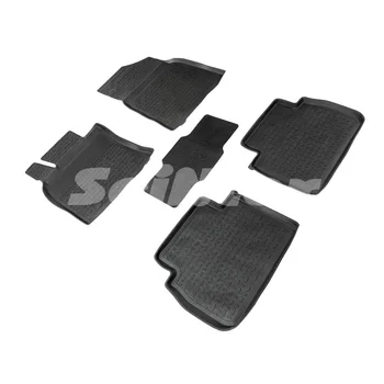 

For Toyota Camry XV70 2018-> Rubber floor mats into saloon, 5 pcs/set [Seintex 89258]