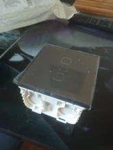 Minitiger-Interruptor de pared de lujo con Sensor táctil, interruptor estándar europeo y británico, de cristal gris claro, de 1/2/3 entradas y 1 vía CA 220