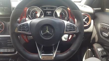 Paleta de extensión de cambios para volante de coche Mercedes Benz, etiqueta de goma DSG para modelos AMG, A45, C63, CLA45 y para GLA, CLS, GLS, W205 y W213