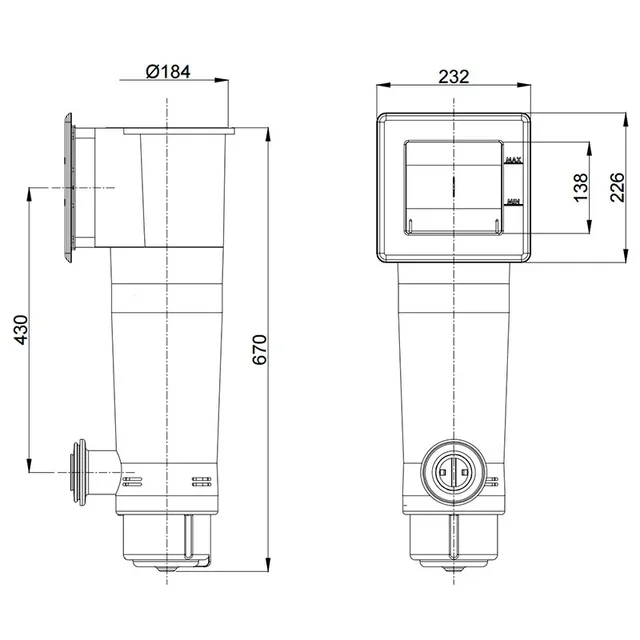 Patronszűrő Gre Ar125 3,800 L/H 70W - Image 3