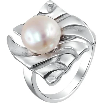 

Esthete ring with silver pearls