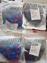 Mascarilla facial KN95 de 5 capas, desechable, transpirable, a la moda, personalizada, con estampado personalizado, FFP2, 10 Uds.