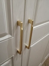 KAK Zinc Alloy Pearl Gold Cabinet Knobs Kitchen Door Handles Drawer Cupboard Door Handle