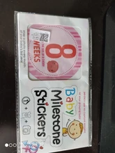 16 Uds embarazo bebé Milestone Stickers-embarazo anuncio fotografía pegatinas semanal, género Reveal, semana 8-semana 40