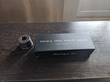 Maquinilla de afeitar de doble filo, maquinilla de afeitar de doble filo con 10 cuchillas de afeitar, Premium Wet, clásica, de Metal, se adapta a todas las cuchillas de afeitar estándar