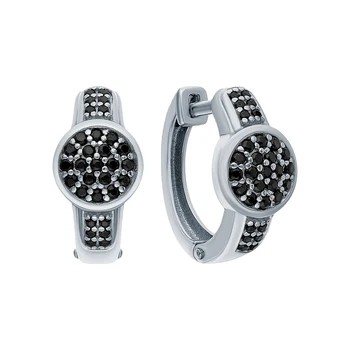 

Silver earrings with cubic zirconia sunlight sample 925