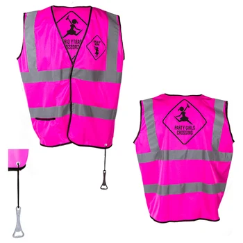 

GIRLS Fuchsia Party Reflective Vest