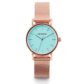 

Watch mr. boho 15m-cp6 mini aqua blue metalic 26mm