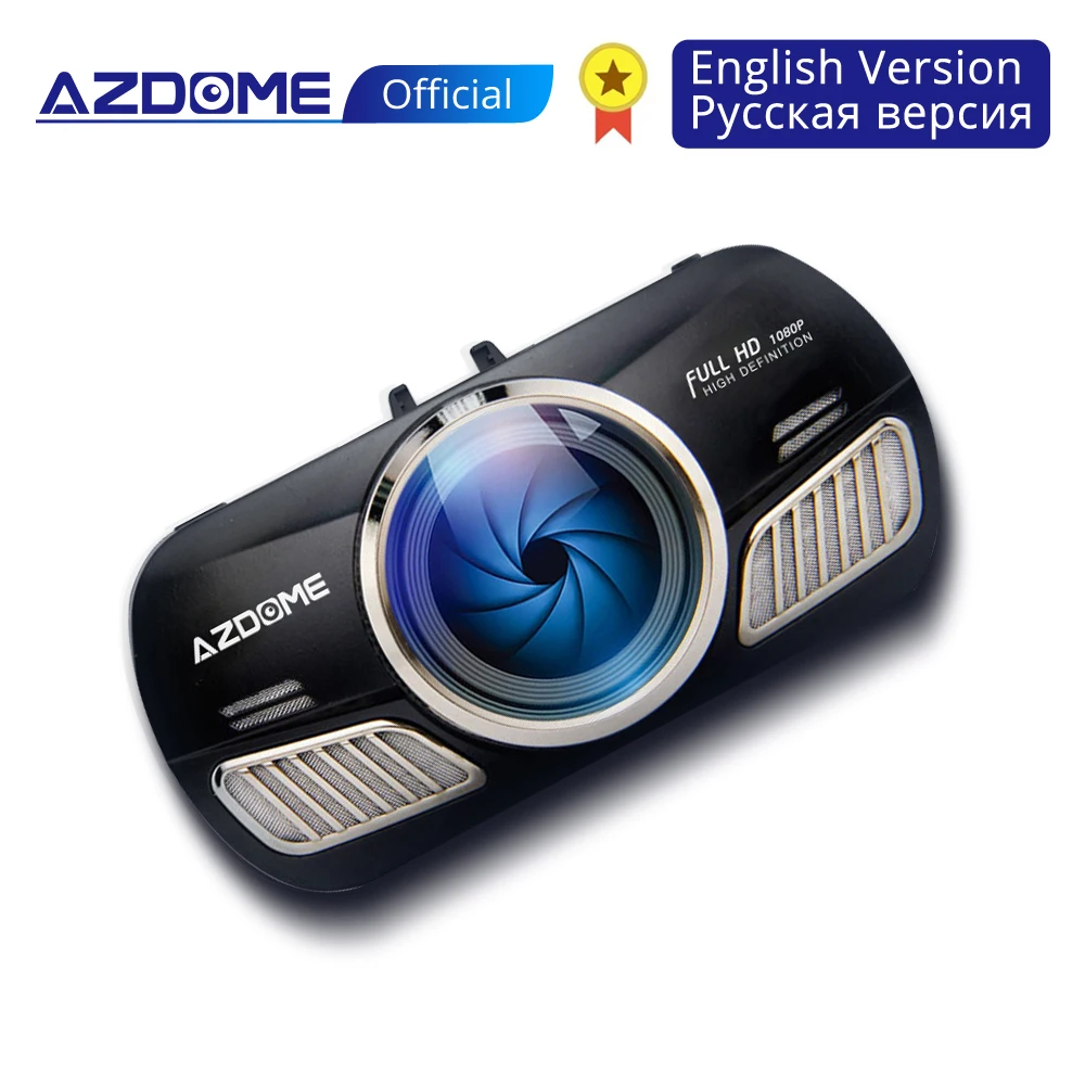 AZDOME M11 Dash Cam 3 inch 2.5D IPS Screen Full HD1080P Car Camera DVR Dual Lens Night Vision 24H Parking Monitor Dashcam GPS