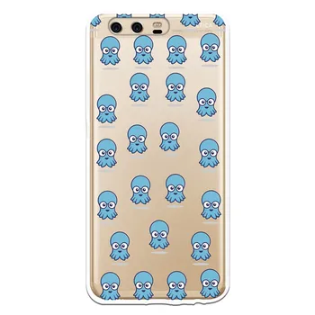 

Stand case costume drawing Octopuses WP024 for Huawei P10