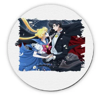

ROUND USAGI X TUXEDO LOVE ANIME mousepad raton