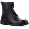 Sail-Lakers Black Leather Zipperless Men Boots ► Photo 2/4