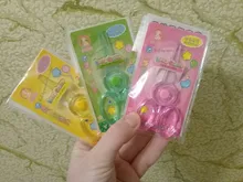 Mini tijeras de plástico para niños, tijera de seguridad de tamaño pequeño, corte y decoración de papel, papelería escolar para estudiantes, 3 unids/lote