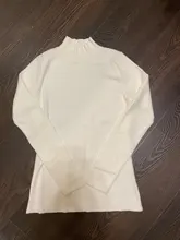 Cashmere Sweater Turtleneck Long-Sleeve Winter Pullovers Knitted Basic WOTWOY Autumn