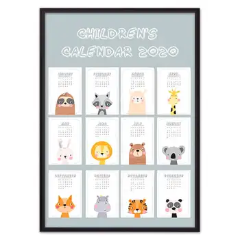 

Poster in the frame children's calendar № 2