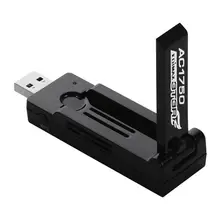 Wi-Fi USB адаптер Edimax Pro NADAIN0205 EW-7833UAC AC1750 3T3R MIMO черный