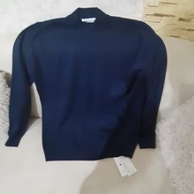 Jersey de Cachemira para hombre, jersey con cuello medio alto, básico, color sólido, clásico, de manga larga, 2020