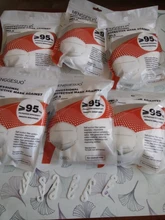 Mascarilla KN95 FFP2 de 5 capas con filtro, máscara protectora para la cara, antipolvo, antigripal