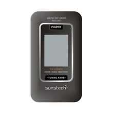 ТРАНЗИСТОР радио Sunstech RPD12BK AM/FM lcd черный
