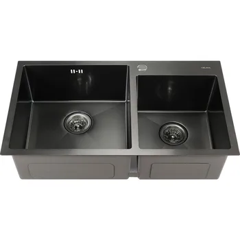 

Washing 8045 Melana profline 3,0/220 satin graphite 2nd bowl, mortise rectangular s8045hb