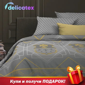 

Bedding Set Delicatex 15159-1+15161-1KingArthyr Home Textile Bed sheets linen Cushion Covers Duvet Cover Рillowcase