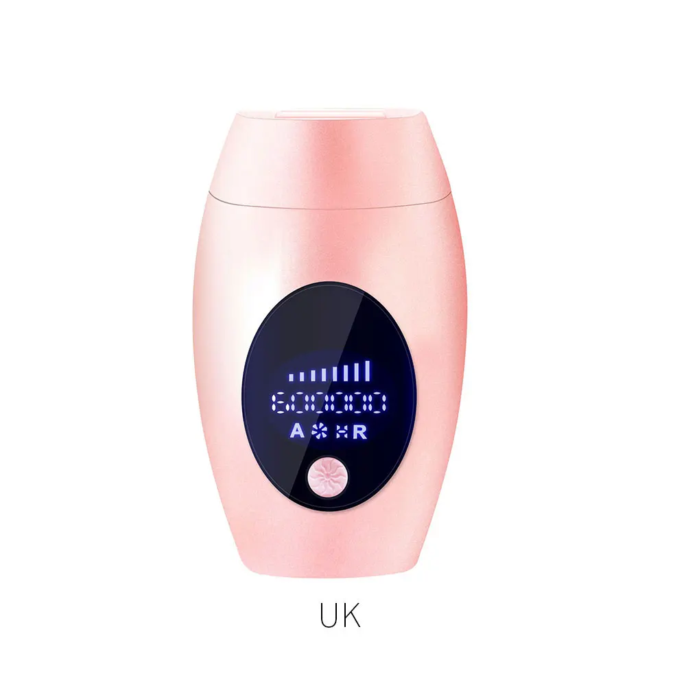 UK plug with screem 600000 вспышка профессиональный Перманентный IPL лазерный эпилятор ЖК-лазер для удаления волос Фотоэпилятор для женщин безболезненное устройство для удаления волос - Цвет: UK plug with screem