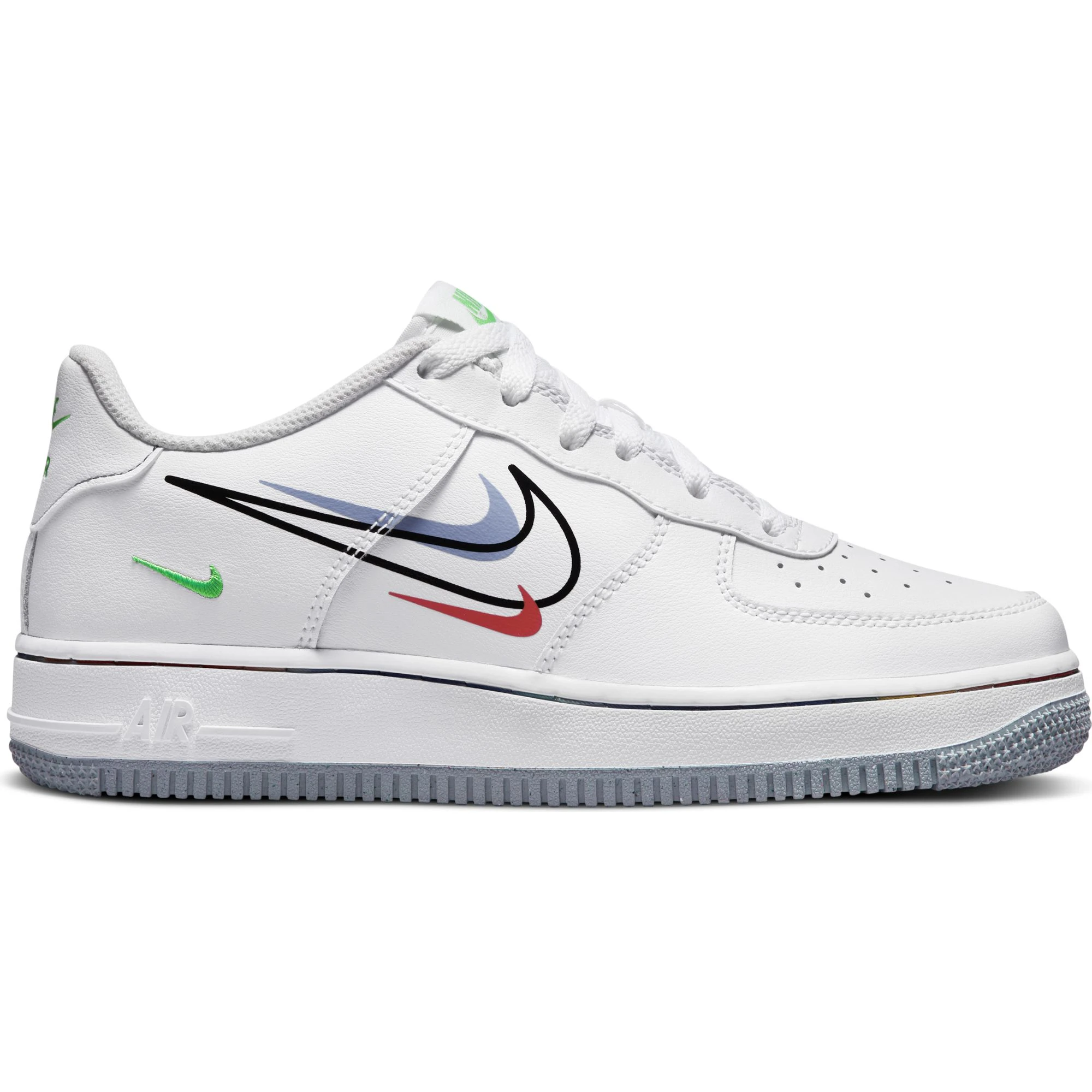 Original Nike Air Force 1 Low ''multi-swoosh'' (gs) Teenage Child Female  Sports Shoes-white Dm9473-100 Nike Sneaker - Hiking Shoes - AliExpress