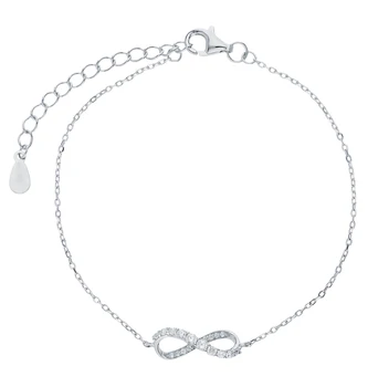 

Silver Bracelet with cubic zirconia sunlight sample 925