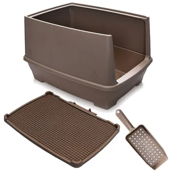 

Relax Semi Closed Cat Toilet Set-S. Coffee 6'Lı Package