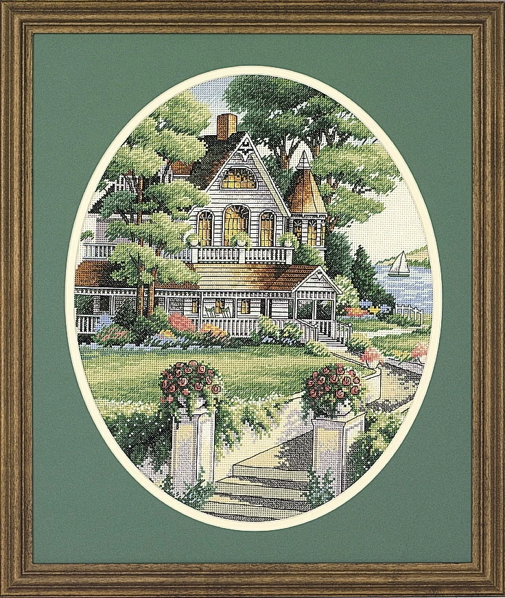 Набор для вышивания «Dimensions 03874(Lovely Victorian Home(Викторианский дом)»