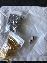 Lote de 50 unidades de tapas de crimpado de cordón de cuero con borlas, 3, 4, 5, 6, 7, 8, 9, 10 mm