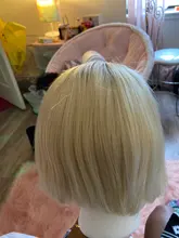 Straight Bob Wig Bob-Wigs Human-Hair-Wigs Blonde Hair-99j Colored-Hair Lace-Front 1b/613