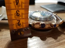 Swiss-Reloj de pulsera para hombre, cronógrafo cuadrado de lujo, Esfera Grande, resistente al agua, nuevo