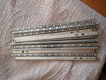 Drawer Runners Furniture Slide Slides Ball-Bearing Keyboard Cabinet Steel 2pcs