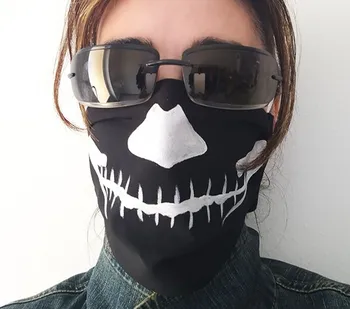 

Mask washable black. Drawing skeleton.