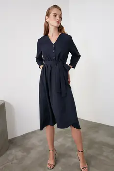 

Trendyol Belted Button Dress TWOAW21EL1525
