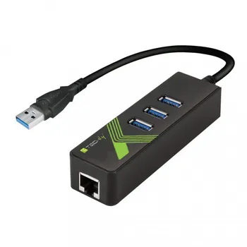 

USB3.0 Gigabit Ethernet adapter converter with Hub 3 ports