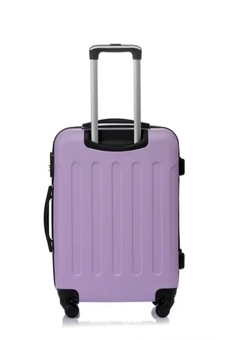 Light purple suitcase Bangkok bags travel luggage swuitcase