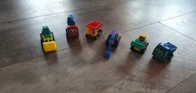 6 uds juguete de modelo de coche atrás coche vehículo móvil camión de bomberos modelo Taxi chico Mini juguetes regalo Diecasts juguete para los niños