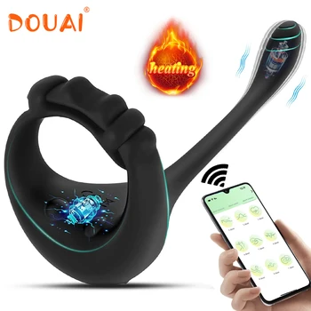 Sexy Toys Cockring for Men Bluetooth Penis Ring Vibrator Adult Goods for Men Wireless APP Remote Cock Ring Sex Toys for Adults 1