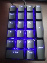 Mechanical-Keyboard Keypad Numeric Outemu-Switch Motospeed K23 OSU Blue 21-Keys Led-Backlight