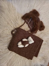 Photo-Props Blanket Wraps Bear-Doll Stretch Faux-Fur Knitted Newborn Infant Baby-Boys-Girls