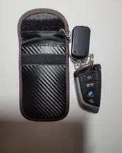 Caja bloqueadora de señal de llave de coche, Faraday Cage Fob Pouch, bolsa de bloqueo RFID sin llave
