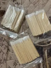 Desechables hisopo de algodón sin pelusa Micro cepillos madera bastoncillos de algodón muestras oído limpio palo pegamento para extensión de pestañas quitar herramienta