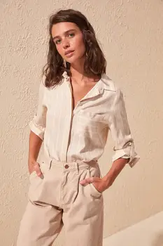 

Trendyol Pocket Detail Shirt TWOSS19ST0062