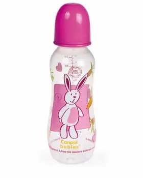 

Bottle canpol pp (BPA 0%) with strength. Soskaya, 12 + months, 330 ml. Art. 59/205prz color pink