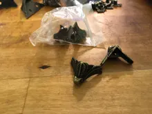 4 Uds NAIERDI antiguo Protector de esquina de bronce joyería pecho caja de madera decorativa pies pierna soporte de Metal para esquinas Hardware