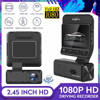 

1080P 2.45'' IPS WIFI USB Dashcam 360° Rotation Full HD Car DVR Recorder Detector Night Vision Dash Cam For Sony 323 Sensor