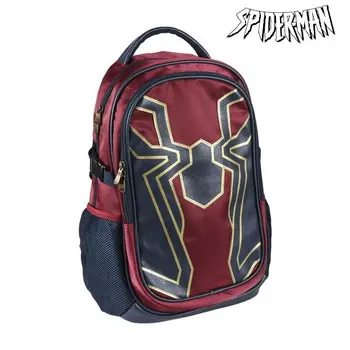

School backpack Spiderman red garnet